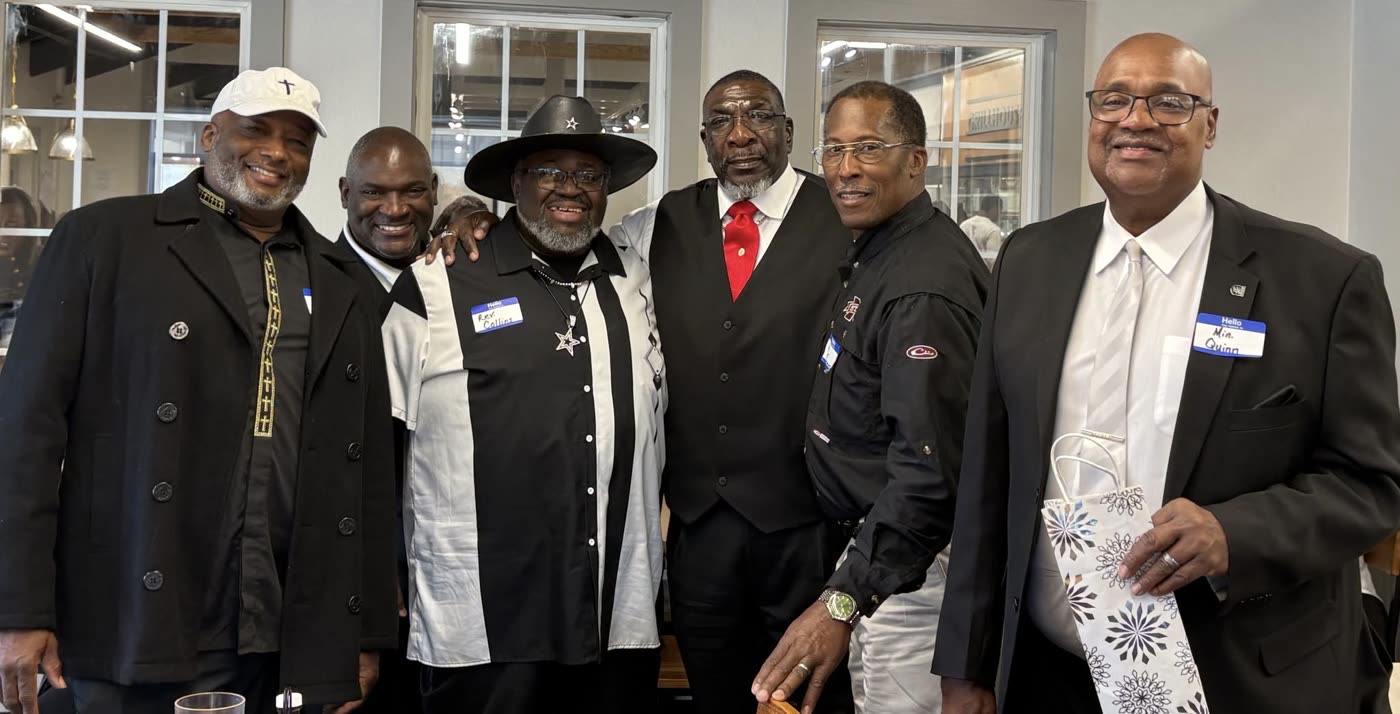 PrayerLine Warriors gathered at a luncheon